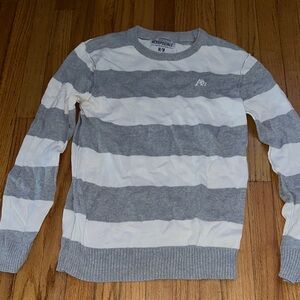 Aeropostale Men's Striped Crewneck Sweater